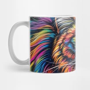 Graffiti Cat  Art Mug